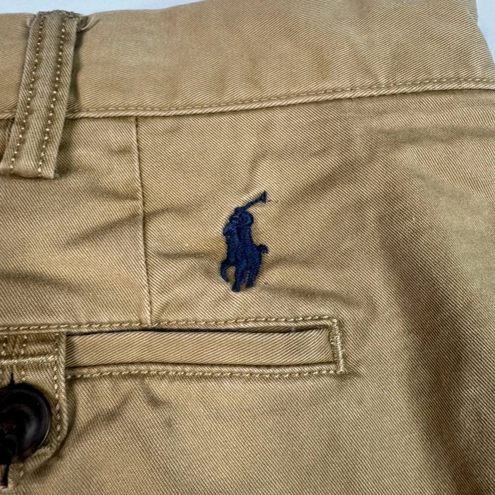 Polo Ralph Lauren Chino Shorts‎ Mens 42 Tan Khaki Stretch Classic Fit Twill